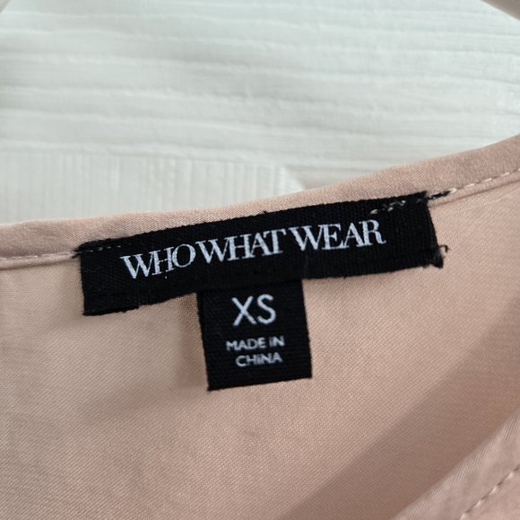 Who What Wear Layered Ruffle Top - Picture 5 of 7